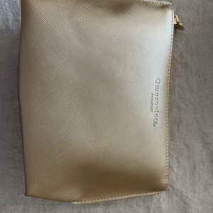 NWT Omorvicza Gold Lined Makeup Bag